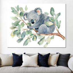 Dreamy Koala Slumber Nest - NicheCanvas