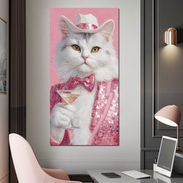 Cat Royale Sophisticated Sip - NicheCanvas