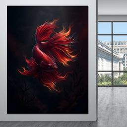 Red Fish Splendor - NicheCanvas