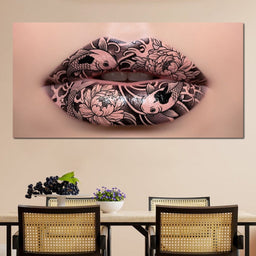 Enchanted Koi Elegance Lips - NicheCanvas