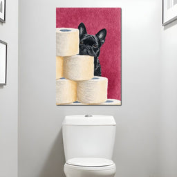 French Bulldog Peekaboo Rolls - NicheCanvas
