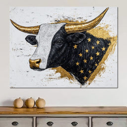 Golden Stars Majesty - NicheCanvas