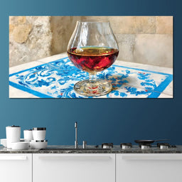 Golden Reflection on Porcelain - NicheCanvas