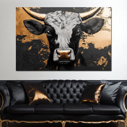 Golden Majesty of the Plains - NicheCanvas