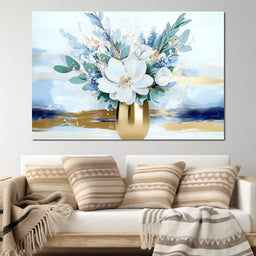 Golden Bouquet Dreamscape - NicheCanvas