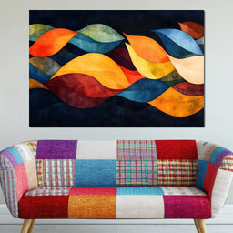 Vibrant Tides of Expression - NicheCanvas