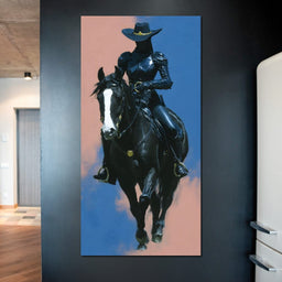 Night Rider of Midnight Steel - NicheCanvas