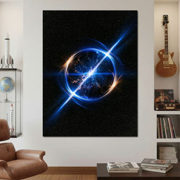 Echoes of a Distant Celestial Collision - NicheCanvas