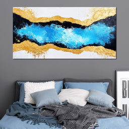 Golden Horizon Drift - NicheCanvas