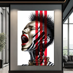 Cyber Scream Queen - TooplesArt - NicheCanvas