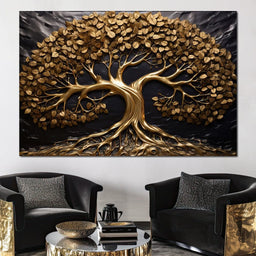Golden Tree Haven - NicheCanvas