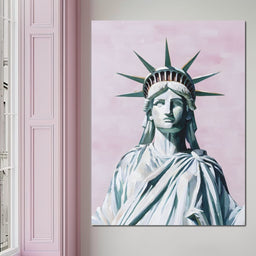 Liberty Crown Pastel Sky - NicheCanvas