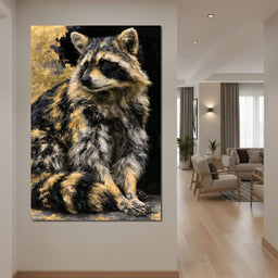 Midnight Bandit of Gilded Shadows - NicheCanvas