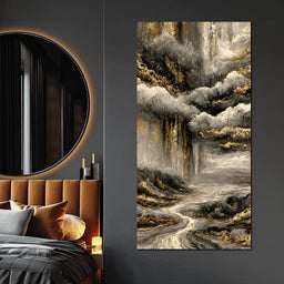 Gilded Rivers Of Lost Time - NicheCanvas