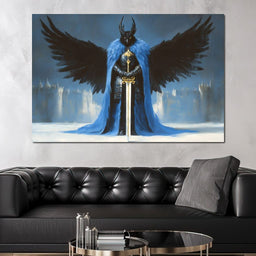 Guardian of the Midnight Realm - NicheCanvas