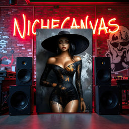 Glamorous Shadows Enigma - NicheCanvas