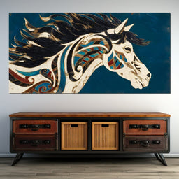 Galloping Tapestry Elegance - Alicia Smith - NicheCanvas