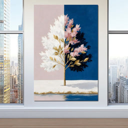 Dual Seasons Golden Blossom - NicheCanvas
