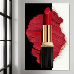 Velvet Lipstick Burst - NicheCanvas