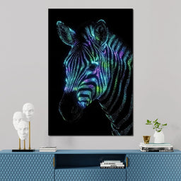 Cosmic Zebra - TooplesArt - NicheCanvas
