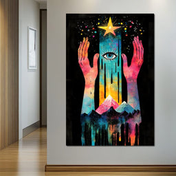 Celestial Visionary Voyage - NicheCanvas
