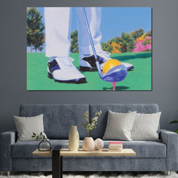 Golfing Daydreams in Bloom - NicheCanvas