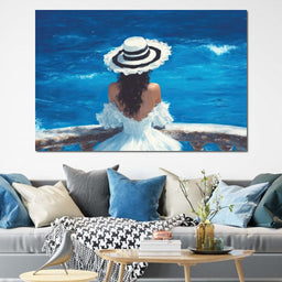 Oceanic Reverie By The Sea - NicheCanvas