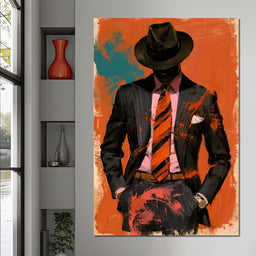 The Gentleman of Broken Colors - NicheCanvas