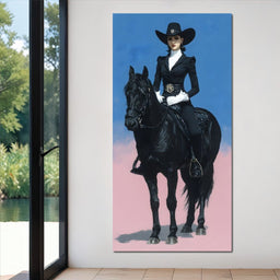 Midnight Rider Elegance - NicheCanvas