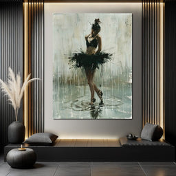 Ballet Dancer's Moment in Time - NicheCanvas