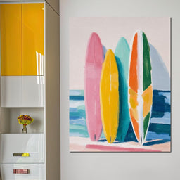 Seaside Colorboard Quartet - NicheCanvas