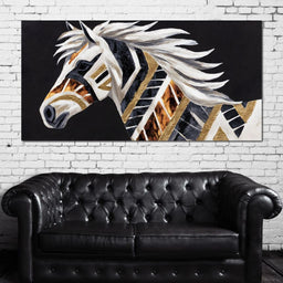 Majestic Mane in Motion - Alicia Smith - NicheCanvas