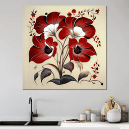 Batik Blooms - TooplesArt - NicheCanvas