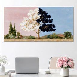 Dual Seasons Blossom Tree - NicheCanvas