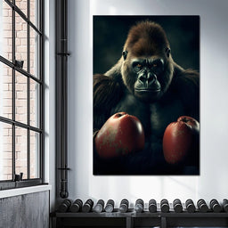 Primate Pugilist - NicheCanvas