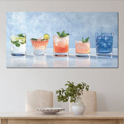Colorful Cocktails - NicheCanvas