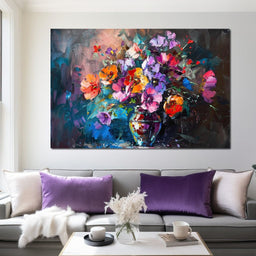 Bouquet of Vibrant Dreams - NicheCanvas
