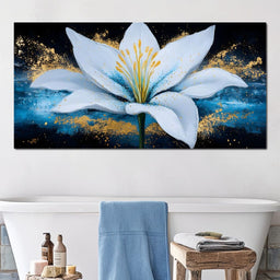 Golden Blossom Splendor - NicheCanvas