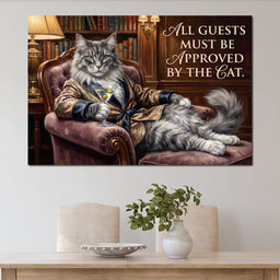 The Feline Gatekeeper Decides - NicheCanvas