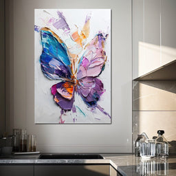 Iridescent Butterfly Euphoria - NicheCanvas