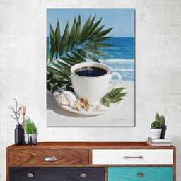 Tropical Morning Coffee Bliss - NicheCanvas