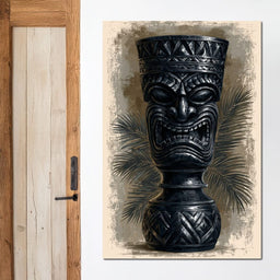 Ancient Totem Of The Island Spirit - NicheCanvas