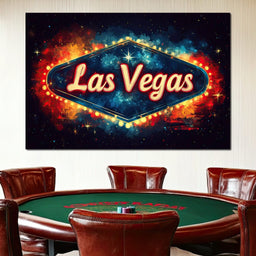 Las Vegas Neon Stardust - NicheCanvas