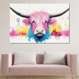 Highland Harmony Burst - NicheCanvas