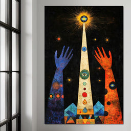 Celestial Ascent Visions - NicheCanvas