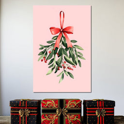 Festive Mistletoe Bouquet Charm - NicheCanvas