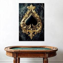 Gilded Elegance Spade - NicheCanvas