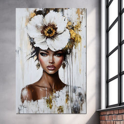 Golden Petal Elegance - NicheCanvas