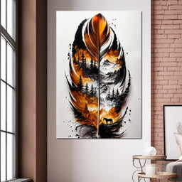 Nature in a Feather - Johanjjf - NicheCanvas