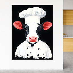 Bovine Culinary Chef - NicheCanvas